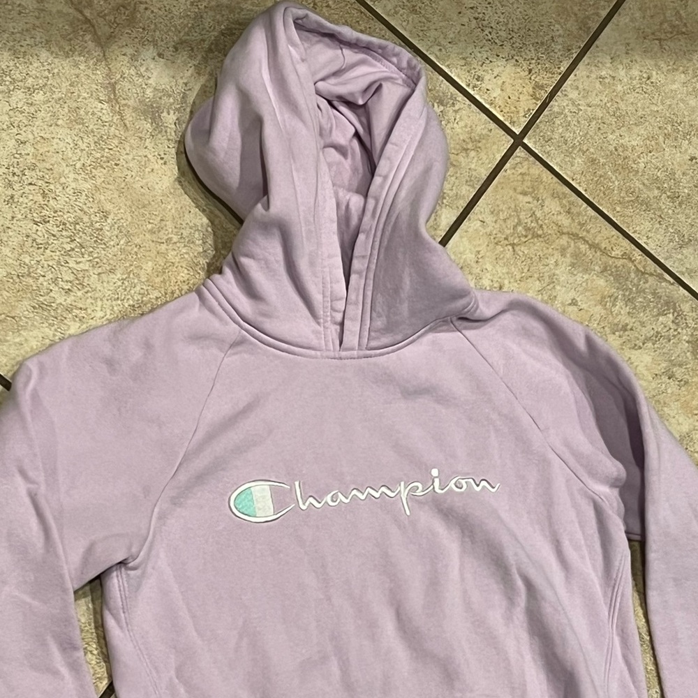 Lavender Champion hoodie